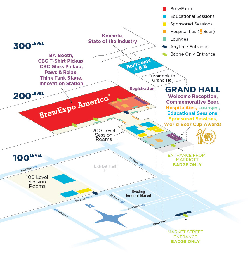2026 Craft Brewers Conference Map